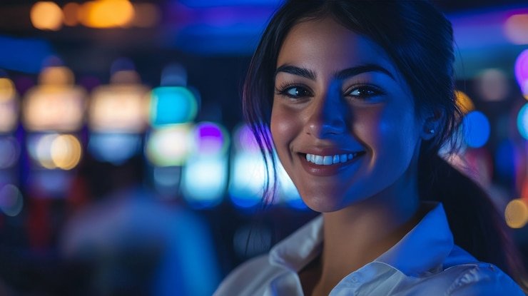 Live dealer announcing payout result on ayah4d login platform