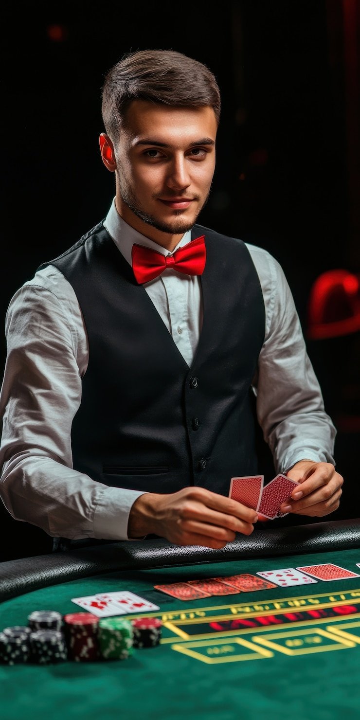 Live blackjack table with dealer and live chat on ayah4d login platform